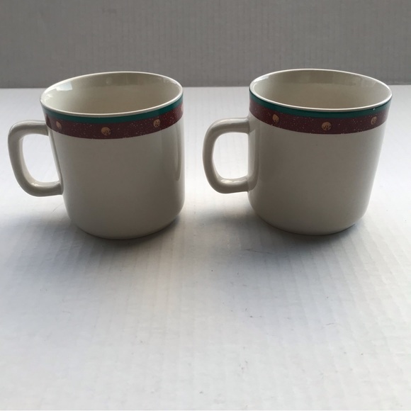 Set Of 2 Royal Seasons ‘’Snowman’ Stoneware Mugs  ’3” x 3” - Picture 2 of 7